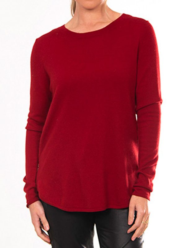 ZOEKOOVI CREW NECK WITH ZIP